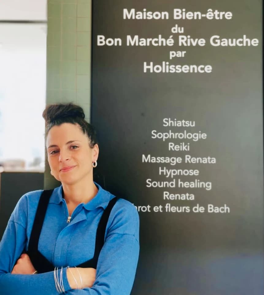 Caroline Laurent, sophrologue certifiée, en séance individuelle